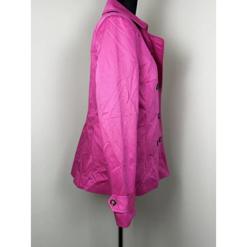 BANANA REPUBLIC Pink Tailored Jacket Size m - Picture 6 of 16